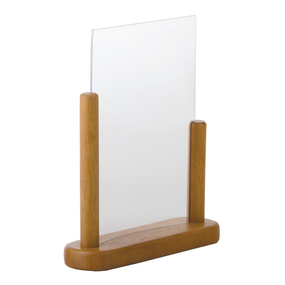 Securit Menühalter Teak A5 2 Securit Menühalter Teak A5