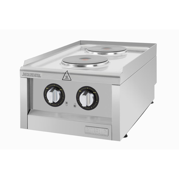 Buffalo 600 Series 2-Platten-Elektroherd 2 Buffalo 600 Series 2-Platten-Elektroherd