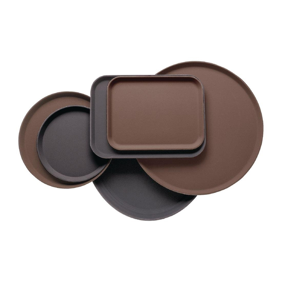 Cambro Camtread rechteckiges GN 1/1 Tablett schwarz 32,5 x 53 cm Cambro Camtread rechteckiges GN 1/1 Tablett schwarz 32,5 x 53 cm