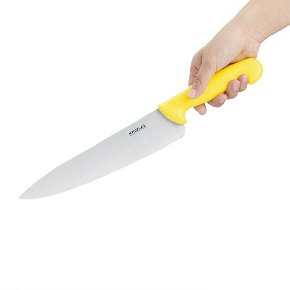 Hygiplas Kochmesser 25,5cm gelb 1 Hygiplas Kochmesser 25,5cm gelb