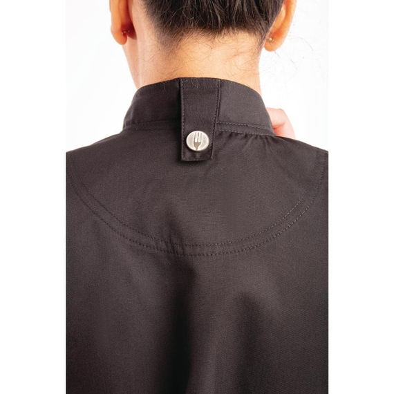 Chef Works Springfield Zip Kochjacke für Damen Schwarz 2XL 4 Chef Works Springfield Zip Kochjacke für Damen Schwarz 2XL