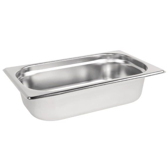 Vogue GN-Behälter Edelstahl 6,5cm GN1/4 2 Vogue GN-Behälter Edelstahl 6,5cm GN1/4