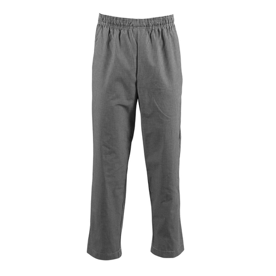 Chef Works Unisex Kochhose Easyfit schwarz weiß kleinkariert XS 5 Chef Works Unisex Kochhose Easyfit schwarz weiß kleinkariert XS