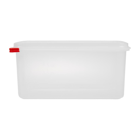 Araven Polypropylen 1/3 Gastronorm-Nahrungsbehälter 6Ltr (4 Stück) 4 Araven Polypropylen 1/3 Gastronorm-Nahrungsbehälter 6Ltr (4 Stück)