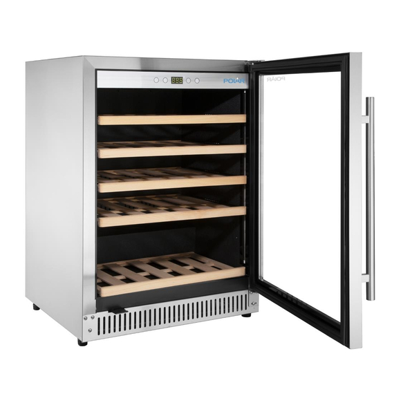 Polar G-Serie Weinkühlschrank aus Edelstahl 47 Flaschen 1 Polar G-Serie Weinkühlschrank aus Edelstahl 47 Flaschen