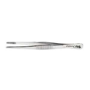 Edelstahlpinzette Micro mit runder Spitze 16cm