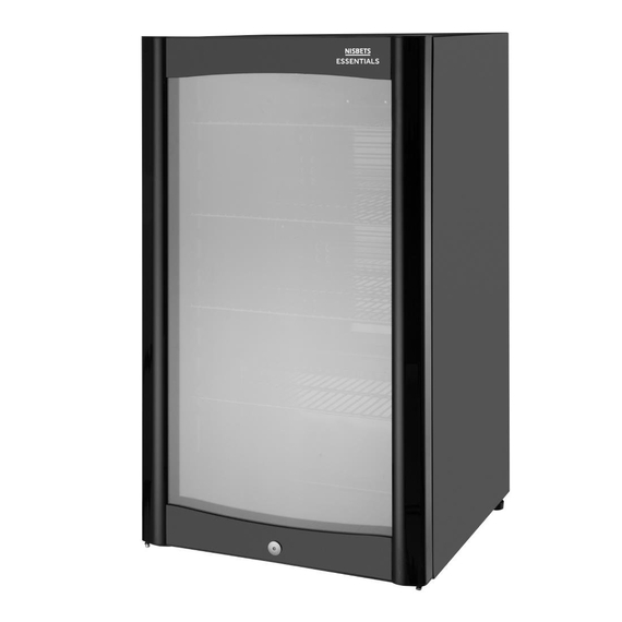 Nisbets Essentials Einzeltür Rückbar Kühler 98Ltr 1 Nisbets Essentials Einzeltür Rückbar Kühler 98Ltr