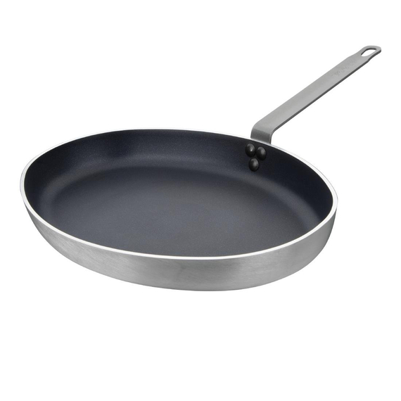 Vogue Aluminium Antihaft Teflon Platinum Plus Oval Bratpfanne 40cm 1 Vogue Aluminium Antihaft Teflon Platinum Plus Oval Bratpfanne 40cm