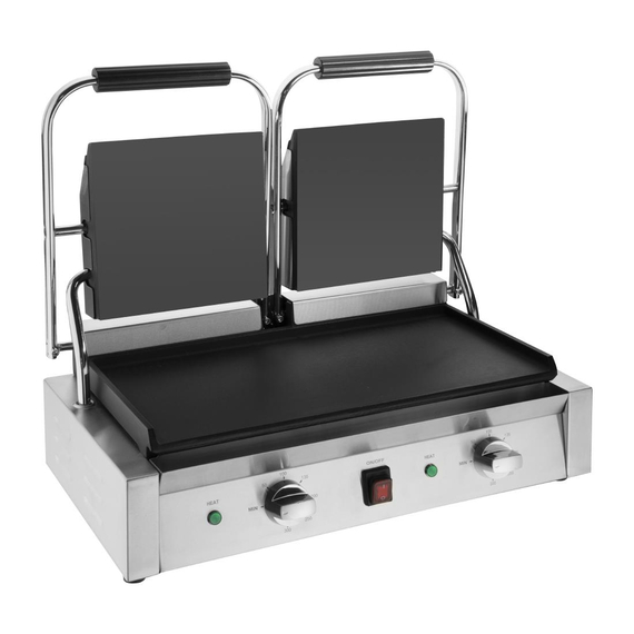 Buffalo Bistro doppelter Kontaktgrill glatt/glatt Buffalo Bistro doppelter Kontaktgrill glatt/glatt