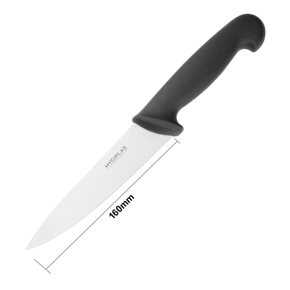 Hygiplas Kochmesser 16cm schwarz 4 Hygiplas Kochmesser 16cm schwarz