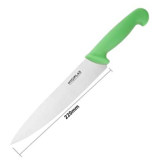 Hygiplas Kochmesser 21cm grün 4 Hygiplas Kochmesser 21cm grün