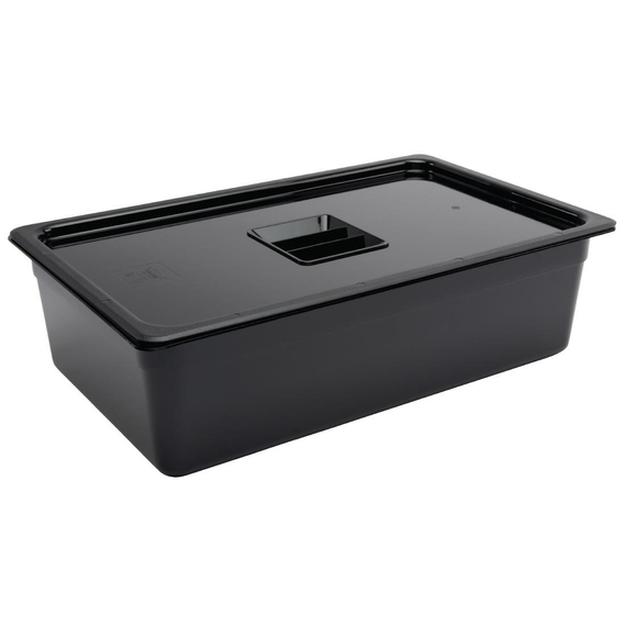 Vogue GN-Behälter GN1/1 schwarz 150mm 1 Vogue GN-Behälter GN1/1 schwarz 150mm