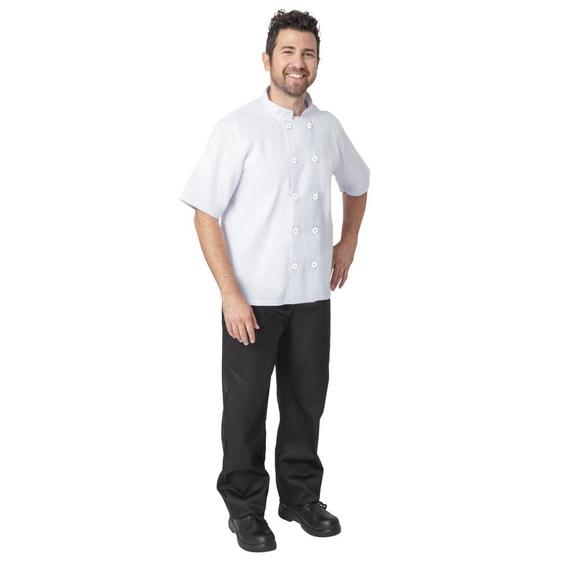 Nisbets Essentials Kochjacken weiß Größe L (2 Stück) 1 Nisbets Essentials Kochjacken weiß Größe L (2 Stück)