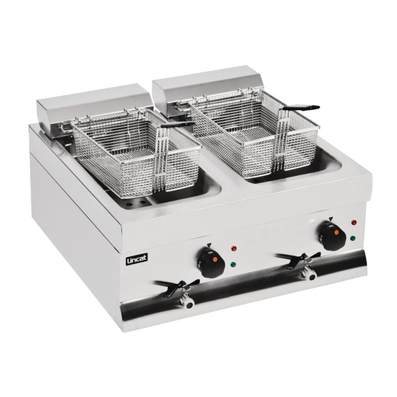 Lincat Silverlink Doppelfritteuse DF66 2 x 9L 4 Lincat Silverlink Doppelfritteuse DF66 2 x 9L