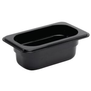 Vogue GN-Behälter GN1/9 schwarz 65mm