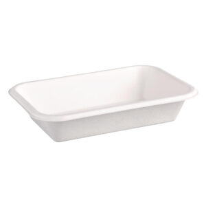 Fiesta Compostable kompostierbare Menüschalen aus Bagasse 45,5cl (50 Stück)