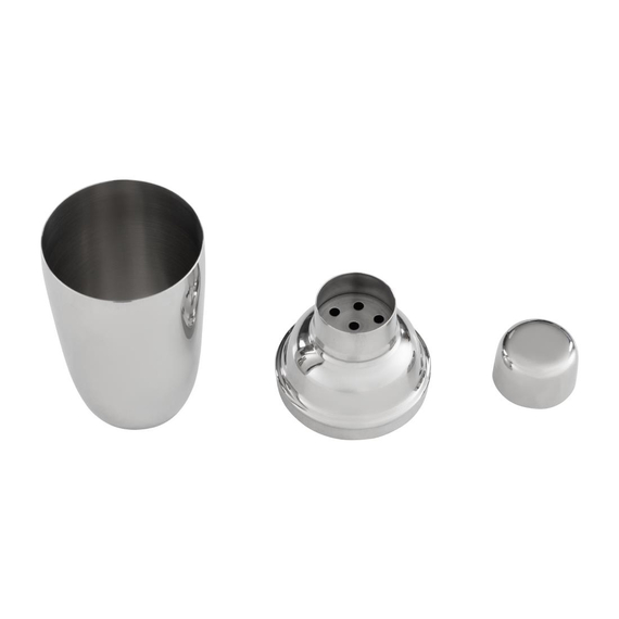 Olympia Mini 3-teiliges Cocktail-Shaker aus Edelstahl 300ml 4 Olympia Mini 3-teiliges Cocktail-Shaker aus Edelstahl 300ml