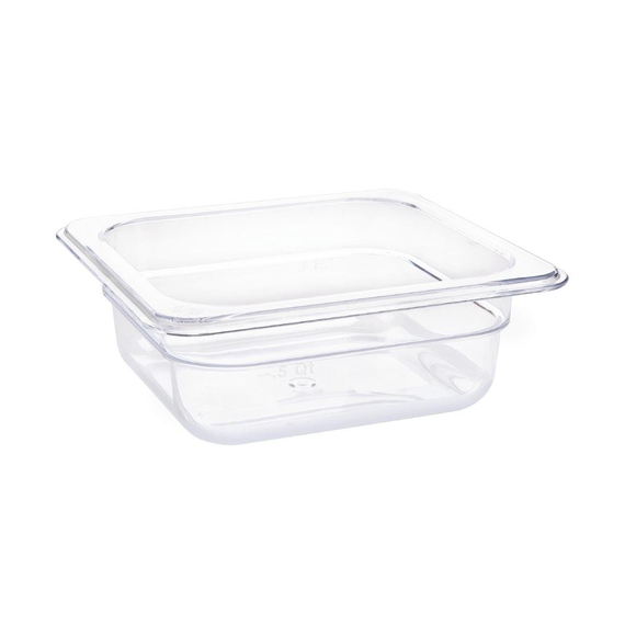 Vogue Polycarbonat GN-Behälter GN1/6 65mm 1 Vogue Polycarbonat GN-Behälter GN1/6 65mm
