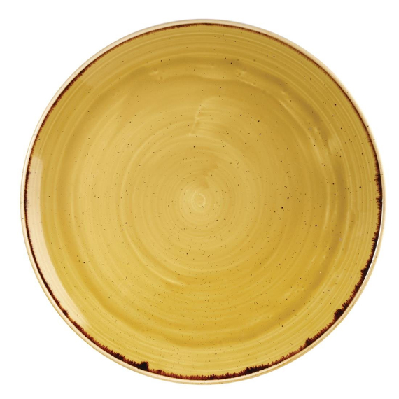 Churchill Stonecast, runder Coupe-Teller, Senfkorngelb, 288 mm, (12 Stück) Churchill Stonecast, runder Coupe-Teller, Senfkorngelb, 288 mm, (12 Stück)
