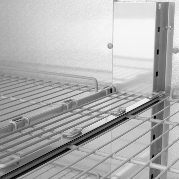 Polar Serie G Kühlschrank Edelstahl mit geteilten Türen 1200L 7 Polar Serie G Kühlschrank Edelstahl mit geteilten Türen 1200L