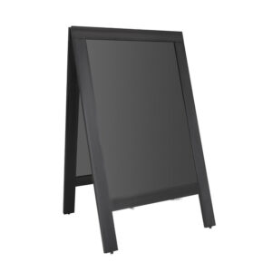 Olympia Bürgersteig-Werbefafel Schwarzer Holzrahmen 700x1200mm