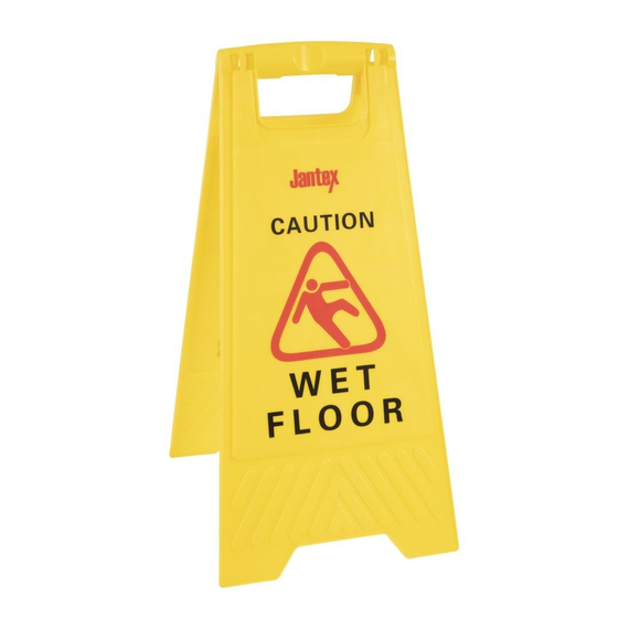 Jantex Warnschild "Wet floor" Jantex Warnschild "Wet floor"