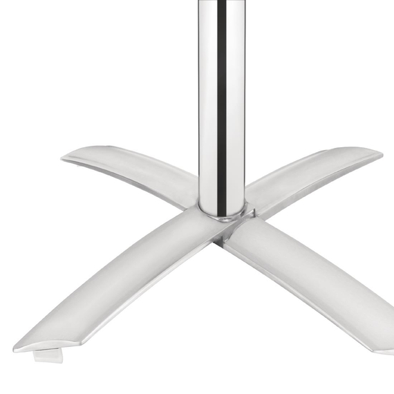 Bolero quadratischer klappbarer Tisch Eschenholz 1 Bein 60cm 4 Bolero quadratischer klappbarer Tisch Eschenholz 1 Bein 60cm