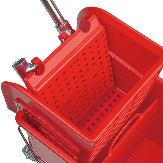 Jantex Moppeimer mit Mopppresse rot 20L 3 Jantex Moppeimer mit Mopppresse rot 20L