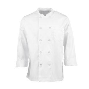 Chef Works Unisex Le Mans Chefs Jacke Weiß M