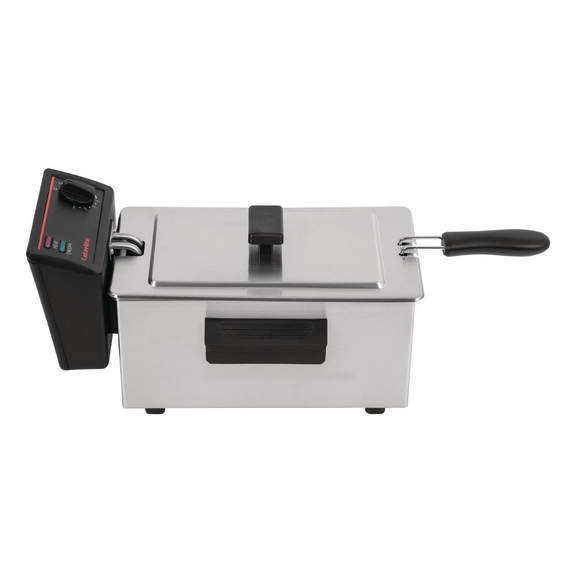 Caterlite Fritteuse 3,5 Liter mit Korb und 2 kW Leistung Caterlite Fritteuse 3,5 Liter mit Korb und 2 kW Leistung