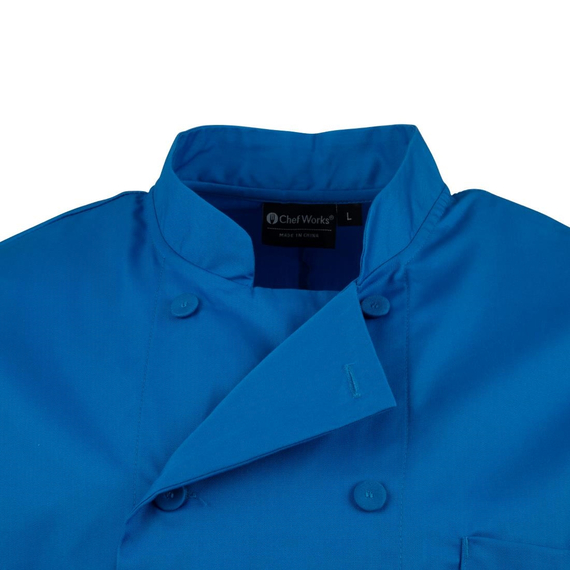 Chef Works Unisex Chefs Jacke Blau L 2 Chef Works Unisex Chefs Jacke Blau L