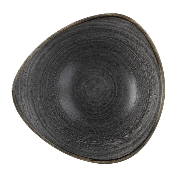 Churchill Stonecast Raw Lotus Schalen, Schwarz, 178 mm (12 Stück) 1 Churchill Stonecast Raw Lotus Schalen, Schwarz, 178 mm (12 Stück)