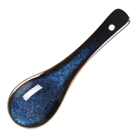 Olympia Luna Mitternachtsblaue Suppenlöffel (12 Stück) 1 Olympia Luna Mitternachtsblaue Suppenlöffel (12 Stück)