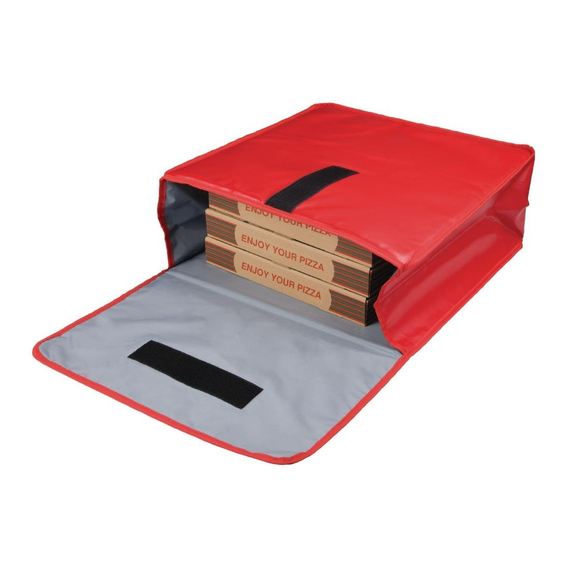 Vogue Vinyl Pizzatasche isoliert 3 Vogue Vinyl Pizzatasche isoliert