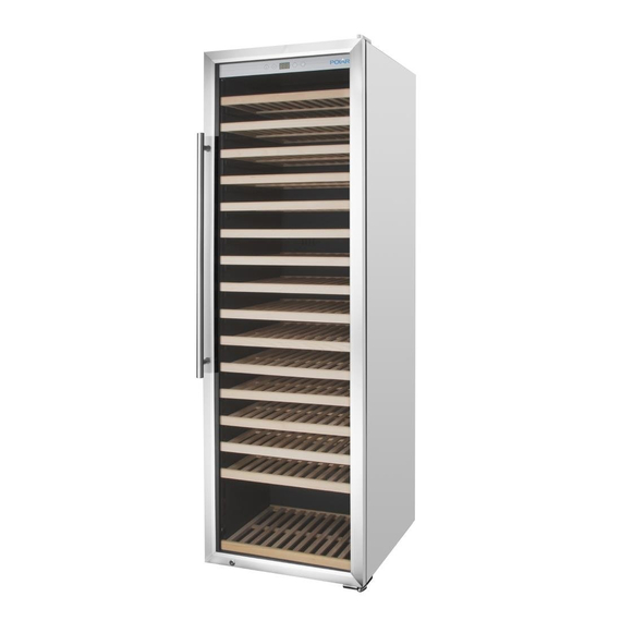 Polar G-Serie Einzonen-Weinkühlschrank Edelstahl 187 Flaschen 2 Polar G-Serie Einzonen-Weinkühlschrank Edelstahl 187 Flaschen