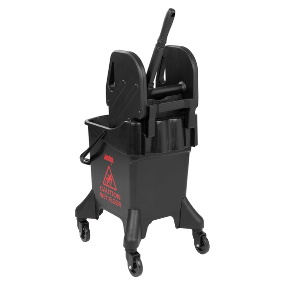 Jantex 20Ltr Hoher Wischeimer mit Wringer - Roter Druck 2 Jantex 20Ltr Hoher Wischeimer mit Wringer - Roter Druck