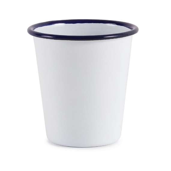 Olympia emaillierte Becher weiß-blau 31cl (6 Stück) 4 Olympia emaillierte Becher weiß-blau 31cl (6 Stück)