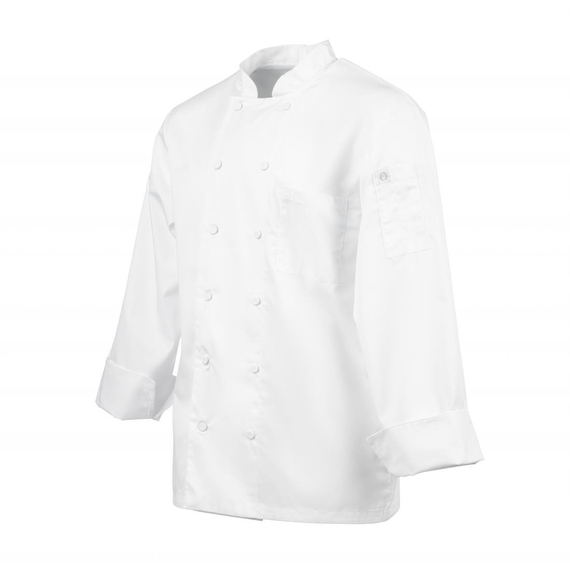 Chef Works Calgary Langarm Cool Vent Unisex-Kochjacke Weiß M 2 Chef Works Calgary Langarm Cool Vent Unisex-Kochjacke Weiß M