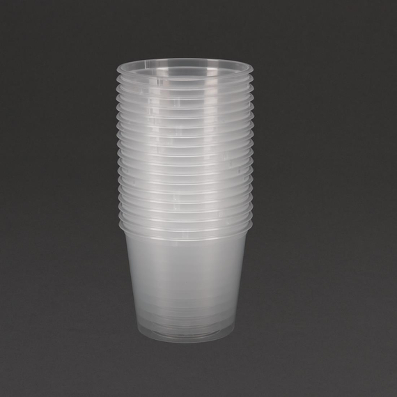 Fiesta, recycelbarer Kunststoff, mikrowellengeeignet, 150 ml/5,25 oz (100 Stück) 1 Fiesta, recycelbarer Kunststoff, mikrowellengeeignet, 150 ml/5,25 oz (100 Stück)