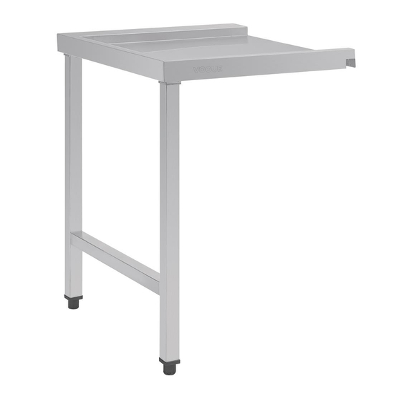 Vogue Tisch für Haubenspülmaschine rechts 60cm 2 Vogue Tisch für Haubenspülmaschine rechts 60cm