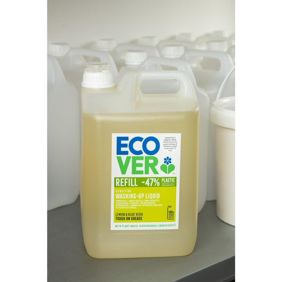 Ecover konzentriertes Spülmittel Zitrone und Aloe Vera 5L 5 Ecover konzentriertes Spülmittel Zitrone und Aloe Vera 5L