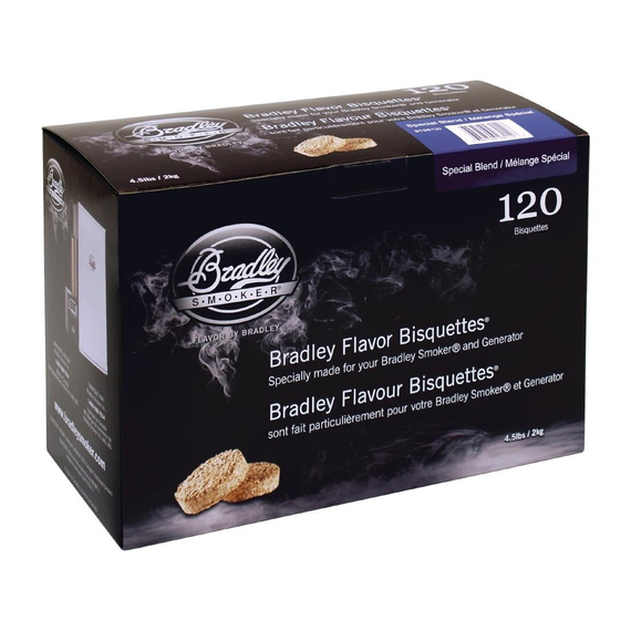 Bradley Lebensmittel-Räuchergerät Spezialmischung Aroma-Bisquettes (120 Stück) Bradley Lebensmittel-Räuchergerät Spezialmischung Aroma-Bisquettes (120 Stück)