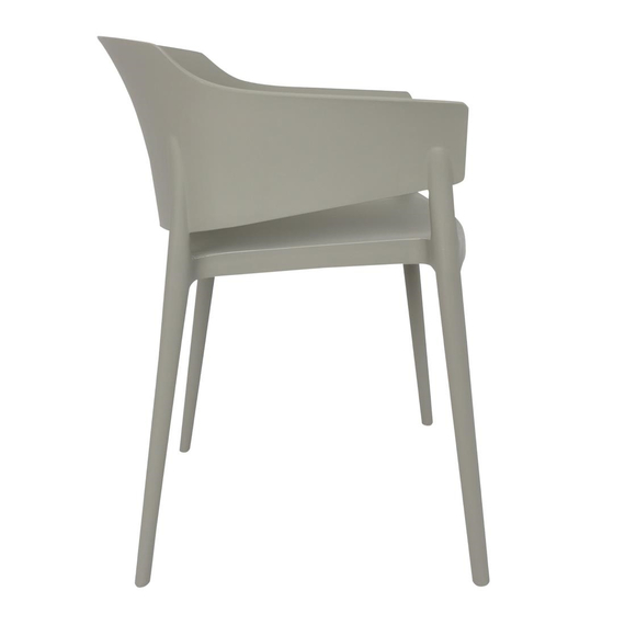 Bolero Lorenzo Cafe Stühle Medium Grau (2 Stück) 2 Bolero Lorenzo Cafe Stühle Medium Grau (2 Stück)