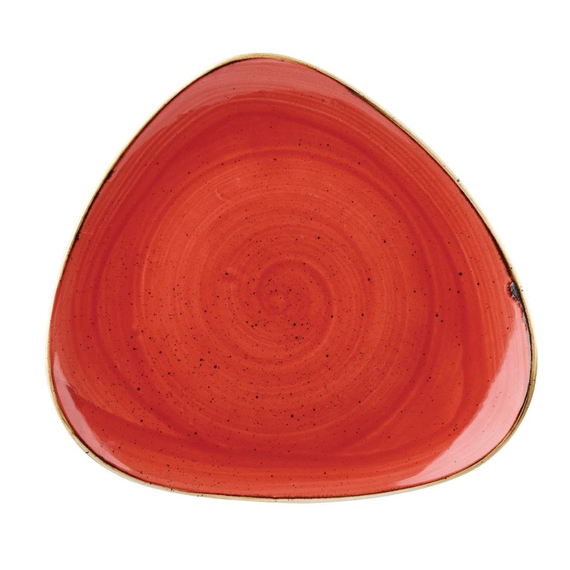 Churchill Stonecast Dreieckiger Teller, Beerenrot, 311 mm, (6 Stück) Churchill Stonecast Dreieckiger Teller, Beerenrot, 311 mm, (6 Stück)