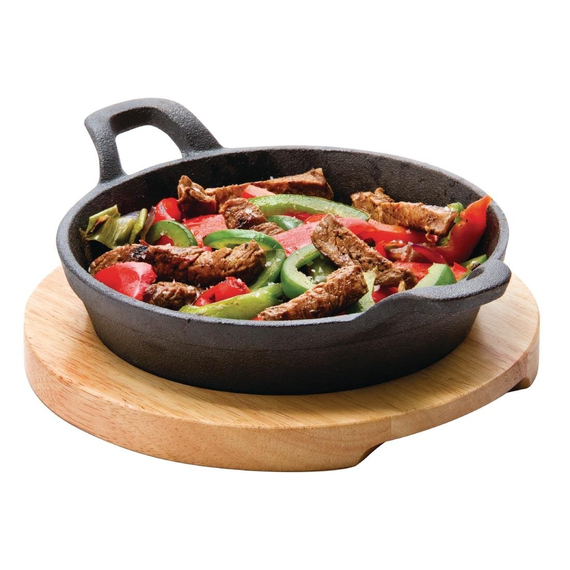 Olympia Holzbrett für Servierpfanne 18cm Olympia Holzbrett für Servierpfanne 18cm