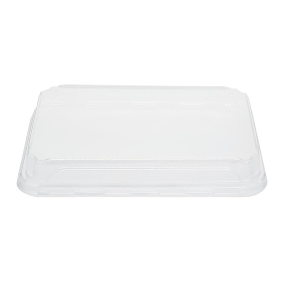 Fiesta Recyclierbare PET-Deckel für Nr. 7 Sushi-Tabletts (300 Stück) 1 Fiesta Recyclierbare PET-Deckel für Nr. 7 Sushi-Tabletts (300 Stück)