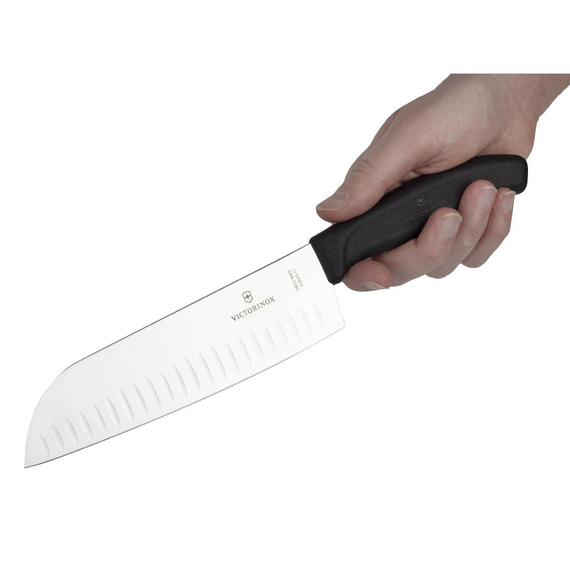 Victorinox Fibrox Santokumesser mit Kullen 17cm 4 Victorinox Fibrox Santokumesser mit Kullen 17cm