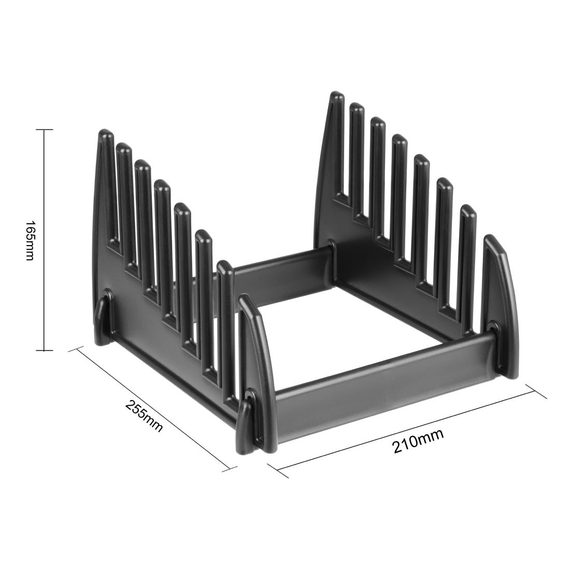 Hygiplas Kunststoff-Schneidebretthalter ¿ 7 x 14 mm Schlitze 3 Hygiplas Kunststoff-Schneidebretthalter ¿ 7 x 14 mm Schlitze