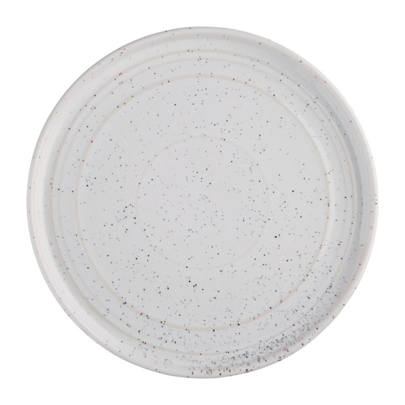 Flache runde Teller Olympia Cavolo weiß gesprenkelt 220mm (6 Stück) 3 Flache runde Teller Olympia Cavolo weiß gesprenkelt 220mm (6 Stück)