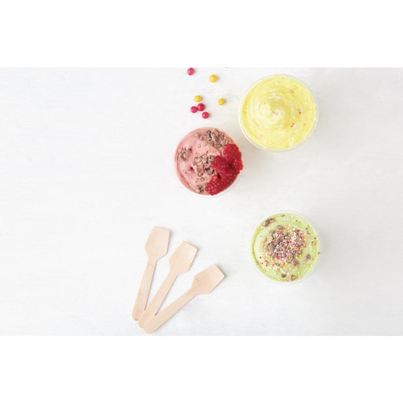 Fiesta Compostable Eislöffel aus Holz Biologisch abbaubar 9,6cm (100 Stück) 3 Fiesta Compostable Eislöffel aus Holz Biologisch abbaubar 9,6cm (100 Stück)